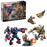 Razbunatorii Thor vs Chitauri:sfarsitul jocului Marvel, +8 ani, 76322, 373 piese, Lego