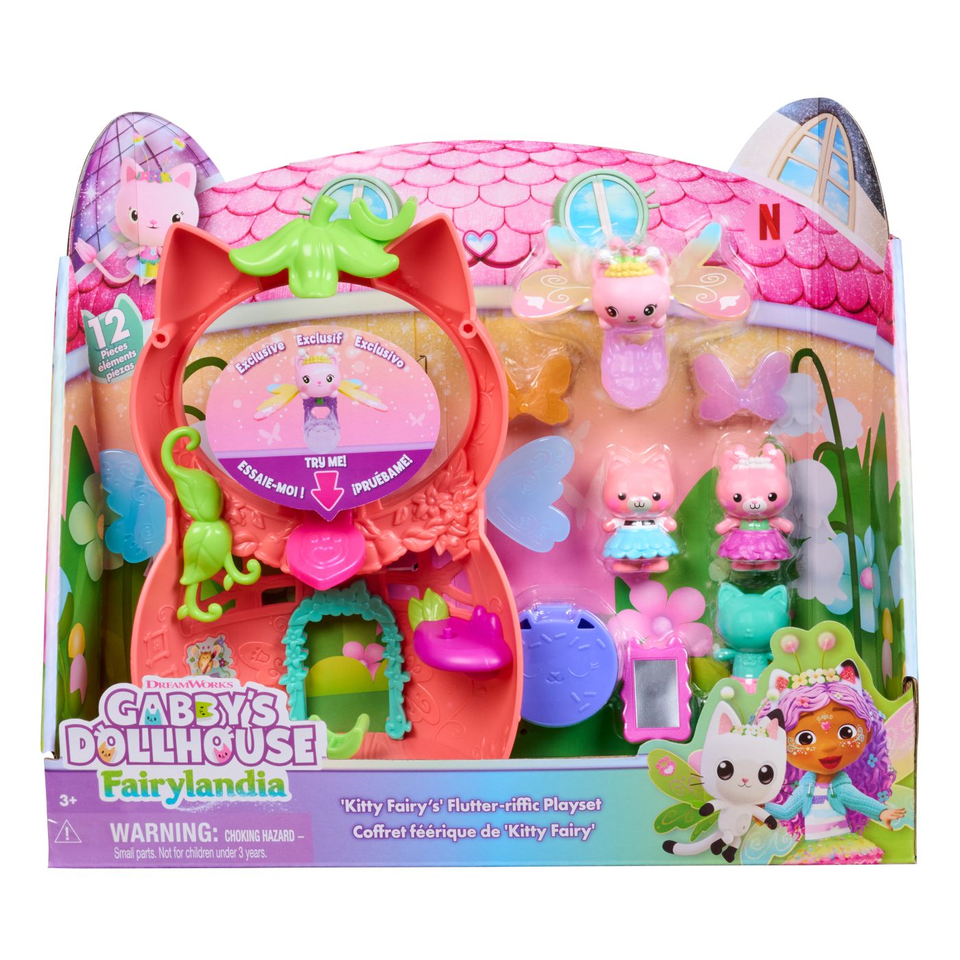Set de joaca Zana Pisicutei cu figurine si accesorii Fairylandia, Gabby's Dollhouse