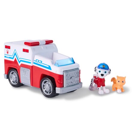 Set figurina Marshall si vehicul de pompieri Search & Rescue, 3 ani+, Patrula catelusilor 783742