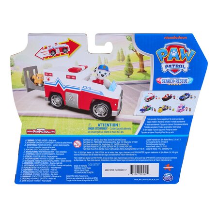Set figurina Marshall si vehicul de pompieri Search & Rescue, 3 ani+, Patrula catelusilor 783746