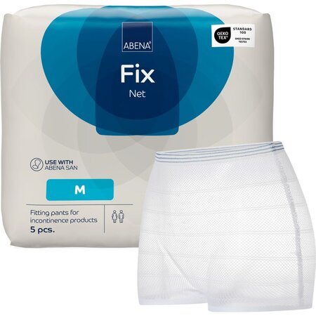 Pantaloni de fixare tip boxer reutilizabili San Fix Net, marimea M, 5 bucati, Abena 783759