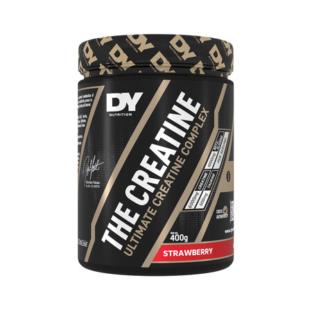 Creatina cu aroma de, Capsuni, 400 g, Dy Nutrition