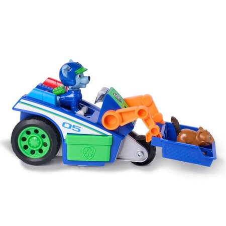 Set figurina Rocky si vehicul de reciclare Search & Rescue, 3 ani+, Patrula catelusilor 783871