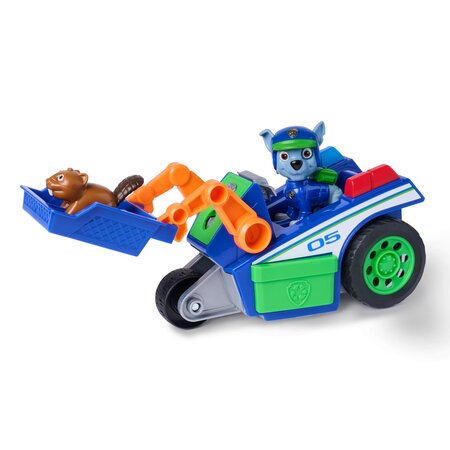 Set figurina Rocky si vehicul de reciclare Search & Rescue, 3 ani+, Patrula catelusilor 783872