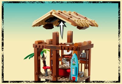 LEGO ONE PIECE coliba cu elemente distractive