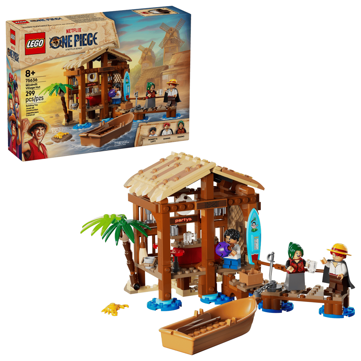 Coliba in satul morii One Piece, +8 ani, 75636, 299 piese, Lego