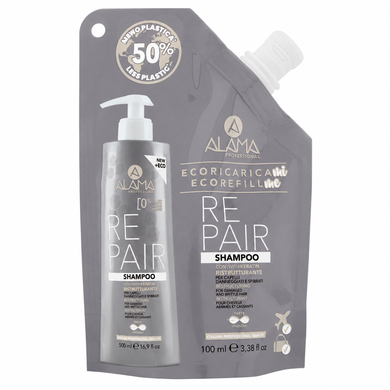 Refill sampon reparator, 100 ml, Alama