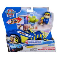 Set figurina Rubble si vehicul buldozer Search & Rescue, 3 ani+, Patrula catelusilor