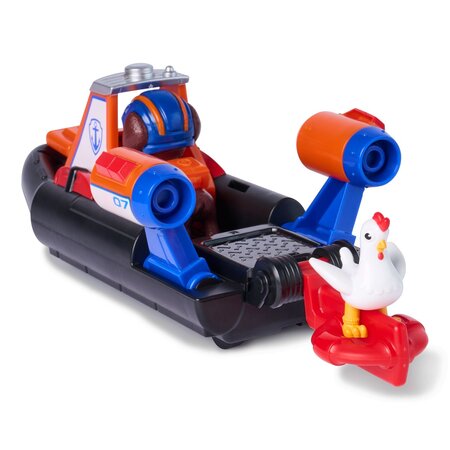 Set figurina Zuma si vehicul barca motorizata Search & Rescue, 3 ani+, Patrula catelusilor 783932