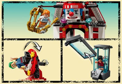 LEGO ONE PIECE scapare din dispozitivele de circ