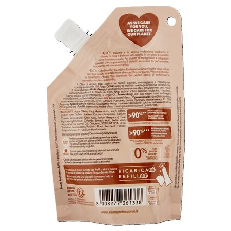 Refill sampon hidratant cu ulei de argan, 100 ml, Alama 783939