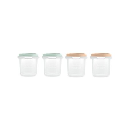 Set 4 recipiente ermetice pentru stocare hrana, Dreamland, Miniland 783948