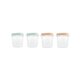 Set 4 recipiente ermetice pentru stocare hrana, Dreamland, Miniland 783948