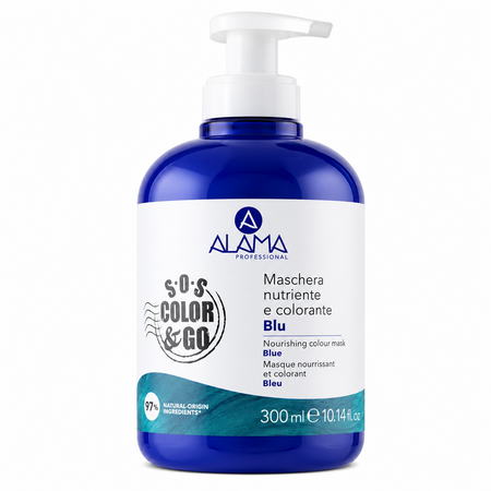 Masca nuantatoare pentru par blond, grizonat, 300 ml, Alama