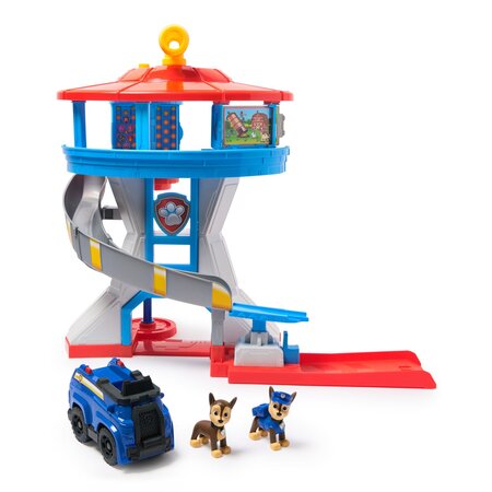 Set turn de observatie cu vehicul si figurina Chase Search & Rescue, 3 ani+, Patrula catelusilor 784002