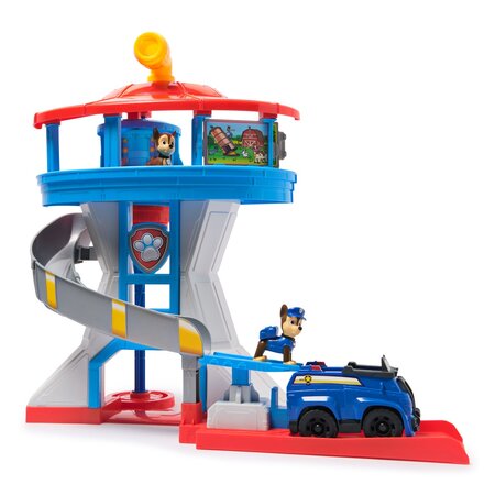 Set turn de observatie cu vehicul si figurina Chase Search & Rescue, 3 ani+, Patrula catelusilor 784005