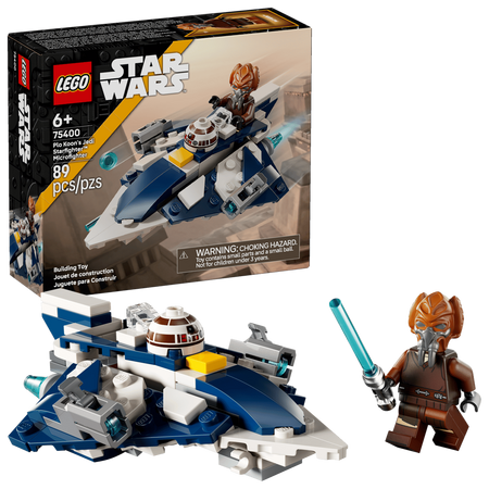 Micronava de lupta Jedi Starfighter a lui Plo Koon Star Wars, +6 ani, 75400, 89 piese, Lego