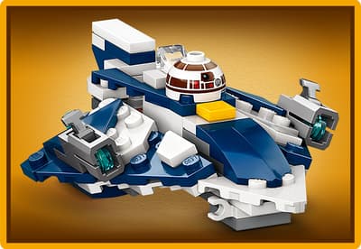 LEGO Star Wars droid Astromech R7-D4 copilot