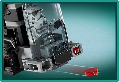 LEGO Star Wars construit pentru lupta cu 2 lansatoare de piroane
