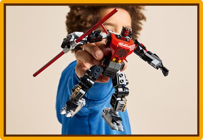LEGO Star Wars Robotul Darth Maul posturi dinamice