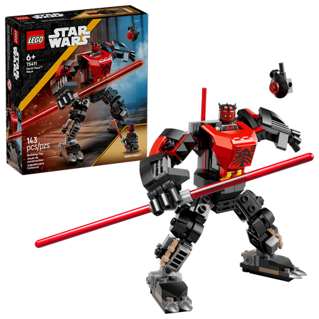 Robotul Darth Maul Star Wars, +6 ani, 75411, 143 piese, Lego