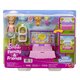 Papusa Barbie Family and Friends, Clubul lui Chelsea petrecere cu ceai surpriza, 3 ani+, Mattel 784166