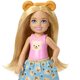 Papusa Barbie Family and Friends, Clubul lui Chelsea petrecere cu ceai surpriza, 3 ani+, Mattel 784172