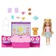 Papusa Barbie Family and Friends, Clubul lui Chelsea petrecere cu ceai surpriza, 3 ani+, Mattel 784167
