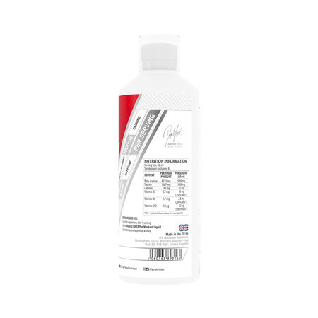 Pre-Workout Liquid Muscle Force, Orange, 500 ml, Dy Nutrition 784180