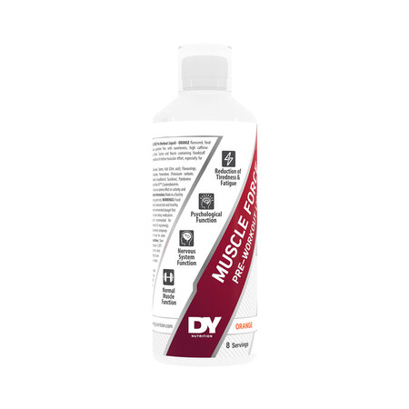Pre-Workout Liquid Muscle Force, Orange, 500 ml, Dy Nutrition 784182