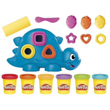 Jucarie cu activitati Dinozaur cu forme si culori, 2 ani+, Play Doh 784185