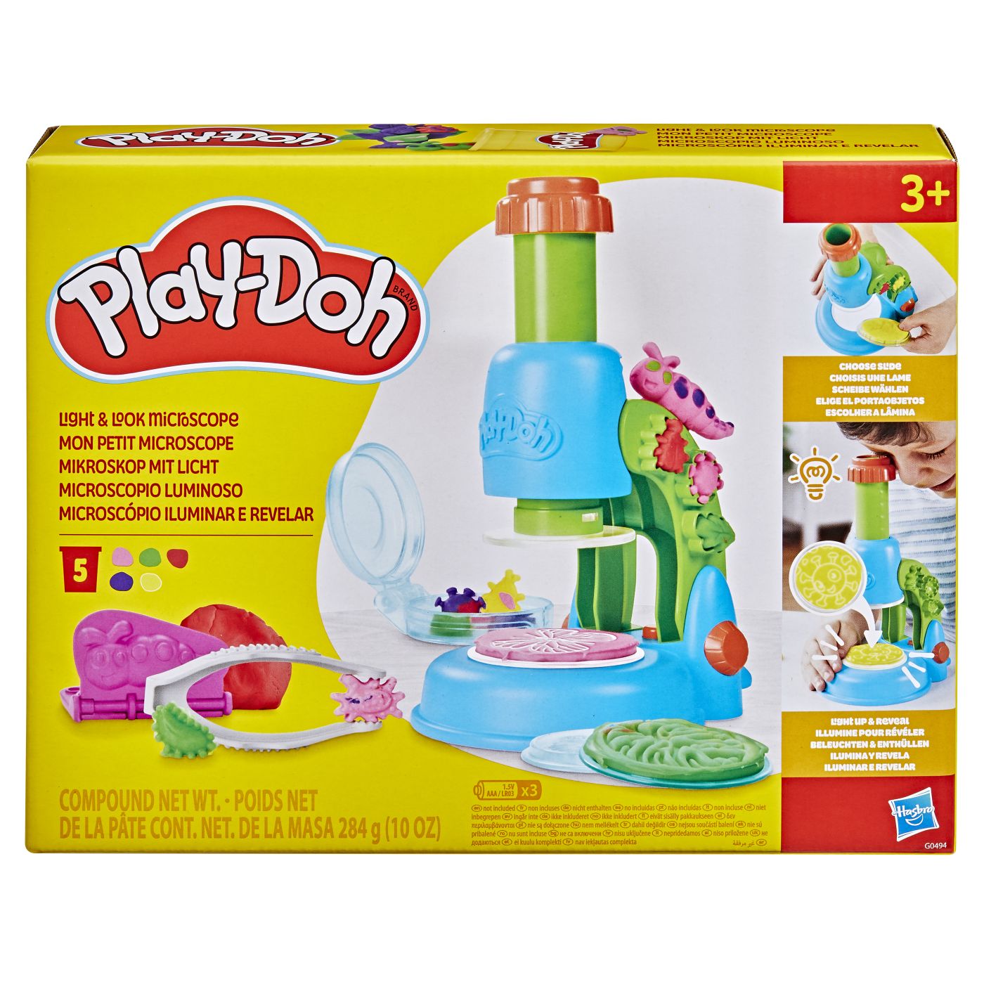 Set creativ Microscop electronic, 3 ani+, Play Doh