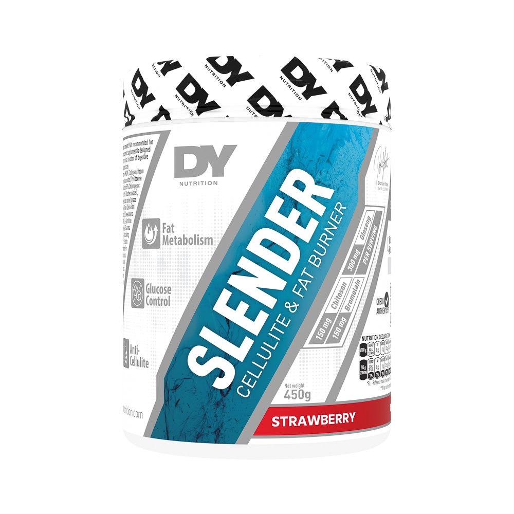 Cellulite & Fat Burner Slender, Strawberry, 450 g, Dy Nutrition