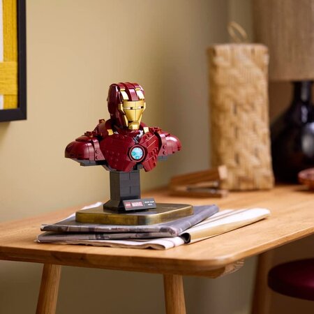 Super Heroes Bust Iron Man Star Wars, +18 ani, 76327, 436 piese, Lego 784268