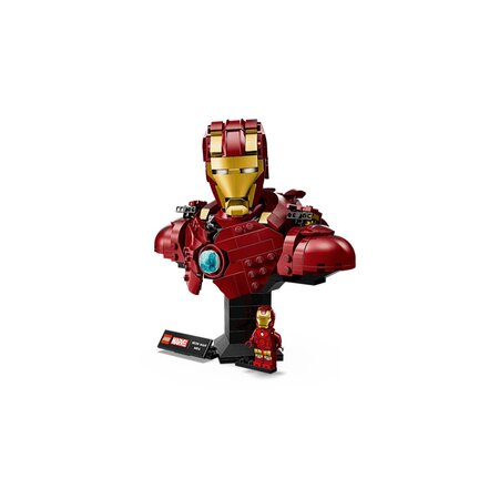Super Heroes Bust Iron Man Star Wars, +18 ani, 76327, 436 piese, Lego 784269