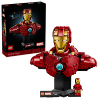 Super Heroes Bust Iron Man Star Wars, +18 ani, 76327, 436 piese, Lego