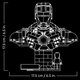 Super Heroes Bust Iron Man Star Wars, +18 ani, 76327, 436 piese, Lego 784271