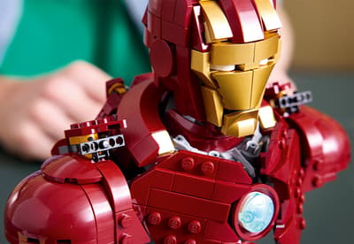 LEGO Marvel arme incorporate bust Iron Man MK4