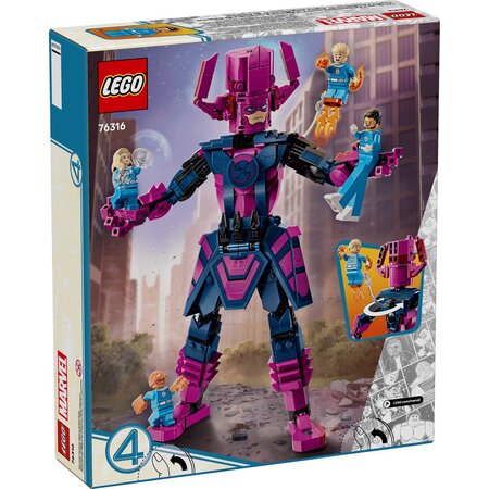 Figurina de constructie: Cei 4 fantastici vs Galactus Marvel, +9 ani, 427 piese, Lego 784304