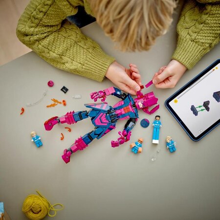 Figurina de constructie: Cei 4 fantastici vs Galactus Marvel, +9 ani, 427 piese, Lego 784305