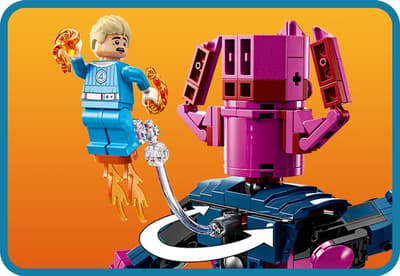 LEGO Marvel Torta umana actiune in aer