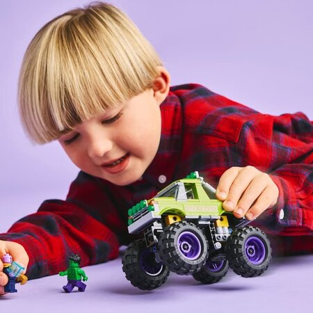 Hulk in vehicul de teren contra lui Thanos Marvel, +7 ani, 76312, 229 piese, Lego 784337