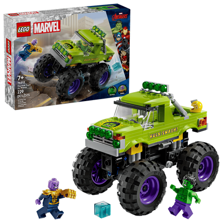 Hulk in vehicul de teren contra lui Thanos Marvel, +7 ani, 76312, 229 piese, Lego