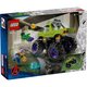 Hulk in vehicul de teren contra lui Thanos Marvel, +7 ani, 76312, 229 piese, Lego 784334