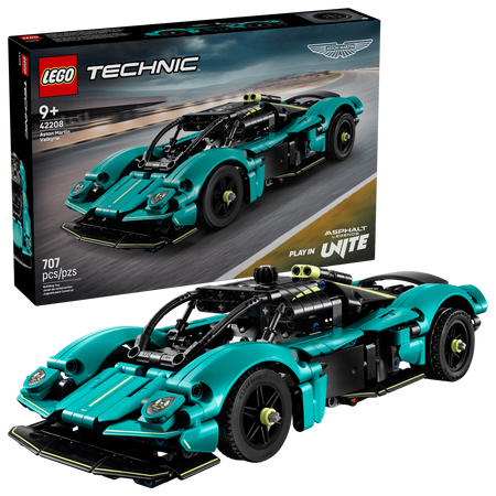 Aston Martin Valkyrie Technic, 9 ani+, 42208, 707 piese, Lego