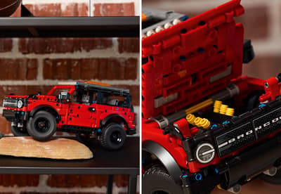 LEGO Technic Ford Bronco suspensie motor V6 si osie motoare spate