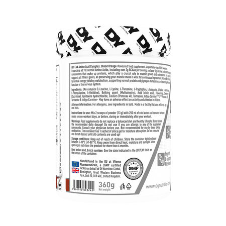 Complex de aminoacizi Hit EAA, Blood Orange, 360 g, Dy Nutrition 784415