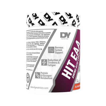 Complex de aminoacizi Hit EAA, Blood Orange, 360 g, Dy Nutrition 784417