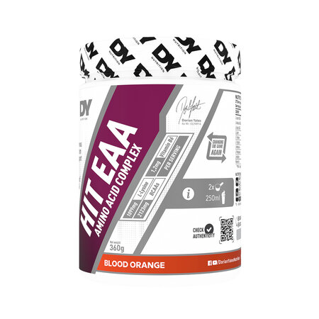 Complex de aminoacizi Hit EAA, Blood Orange, 360 g, Dy Nutrition 784411