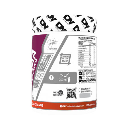 Complex de aminoacizi Hit EAA, Blood Orange, 360 g, Dy Nutrition 784412